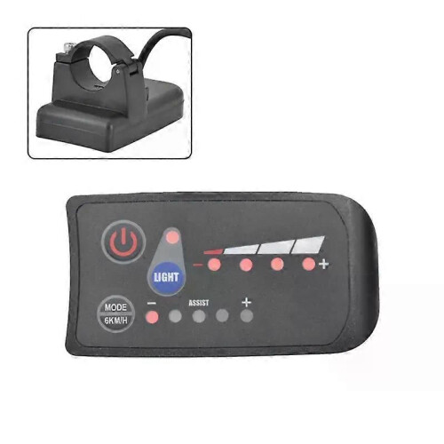 Compteur de vélo électrique S810, écran LED 36 V, IP65, 6 broches 2