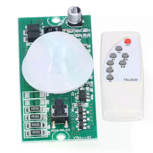 Fjärrkontroll Solar Circuit Board Människokroppen Induktion 32V/37V Street Lamp Controller Module