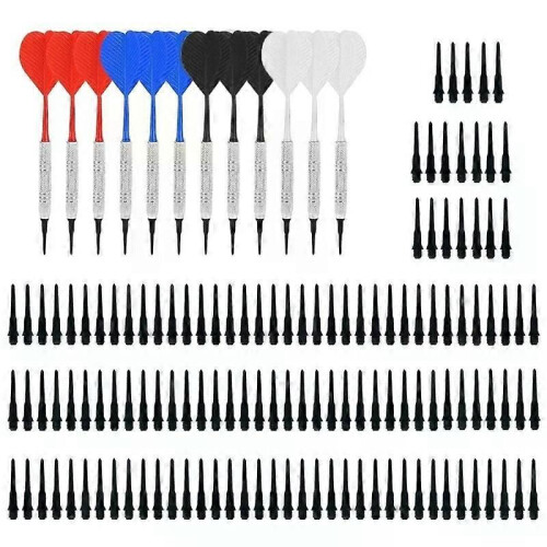 Freccette sicure 12 pezzi 14g Set di freccette con punta in plastica morbida, corpo in plastica, asta