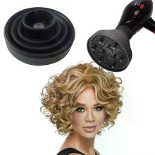 Salon Tool Universele Siliconen Föhn Diffuser Cover Verstelbaar Opvouwbaar Temperatuurbestendig Dispersie