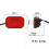 Accessori per scooter Fanale posteriore rosso affidabile progettato per Kukirin per modelli G2 e Master 2
