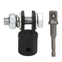 Adaptador de gato de tijera resistente, adaptador de enchufe de gato de tijera de 1/2 pulgada, alta