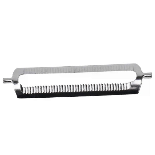 Replacement blades for asparagus peeler suitable for both right and left handed use sharpable on both 2