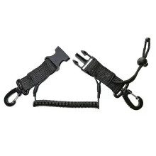 Duiken Snappy Coil springs Camera Lanyard Spiraal met Ring Duiken voor Onderwaterbehuizing Zaklamp
