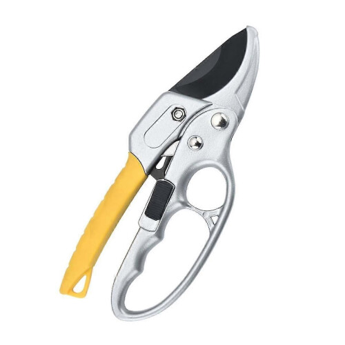 Secateurs, Ratchet Anvil Style Shears, Made For Weak Hands But Strong Enough For Any Pruning Application