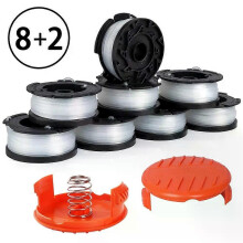Couvercle de bobine de rechange pour fil de coupe-fil Black Decker, recharges de débroussailleuse Weed