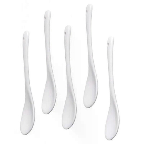 Set of 5 Ceramic Spoon Teaspoon Spoon Jam Honey 1