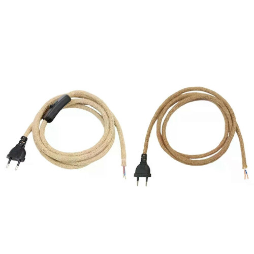 Cordon d'alimentation pour lampe rétro, bricolage, suspension, rallonge pour éclairage mural de maison, 2