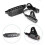 Pickup SH-85 a 6 fori nero con jack Active Power Strap End-Pin per chitarra acustica 5