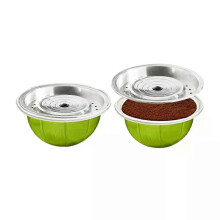 Herbruikbare koffiecapsuledeksel voor herbruikbare koffiecapsuleschijven, navulbare pod, compatibel