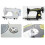 Sewing Machine Hemming Device Double Fold Bias Binding Right-Angle Edging Pull Tube Four Fold Pull Tube 3