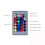 Ampoule LED RGBW E27 5 W 10 W 15 W 20 W à intensité variable multicolore avec télécommande IR 3