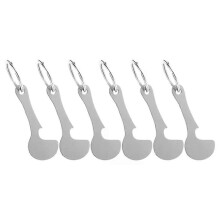 Winkelwagenmuntenhangers RVS winkelwagenmunten Winkelwagenverwijderaars Boodschappen doen