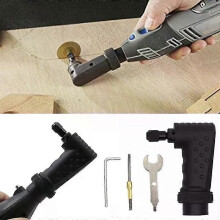 Right Angle Converter Attachment 90 Degree Rotary For Dremel Tool Durable Grinder Adapter Kit Grinding