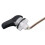 Side Mount Toilet Handle Zinc Alloy Black Toilet Flush Handle Replacement for Home Bathroom 5