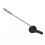 Side Mount Toilet Handle Zinc Alloy Black Toilet Flush Handle Replacement for Home Bathroom 2