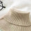 Gerippter gestrickter falscher falscher Kragen, abnehmbarer Winterpullover, Rollkragenpullover, Dickey, 5