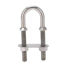 Runde Biegung Hohe Härte Rostbeständig Poliertes Finish Silber U 304 Edelstahl Heavy Duty für