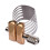 Ligature de saxophone à réglage à vis unique, compacte et durable, pour saxophone soprano 2