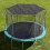 Round Trampoline Sunshade Sunshade Trampoline Canopy Cover Mesh Material Trampoline Protective Tool 2