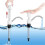 Pompe à eau manuelle pour évier, robinet à double action, outil de pompage de remplacement pour camping-car, 3