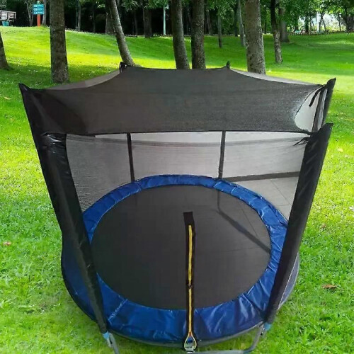Round Trampoline Sunshade Sunshade Trampoline Canopy Cover Mesh Material Trampoline Protective Tool 2