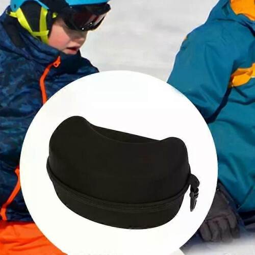 Custodia per occhiali da sci con moschettone in plastica, custodia per occhiali da sole, custodia rigida 2