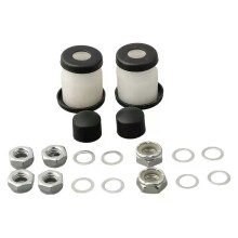 Kit de suspension pour skateboards 90a, tube de pivot rigide pour longboard, rondelles de vitesse, bagues
