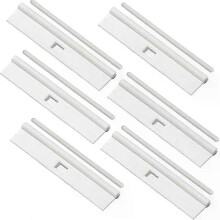 Gancio per stecche, confezione da 6, per tende a rullo, 35 pollici/89 mm, scanalatura in plastica per