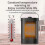 Small Mini Heater Vertical Home Heater Ptc Ceramic Three-second Heat Heater 3