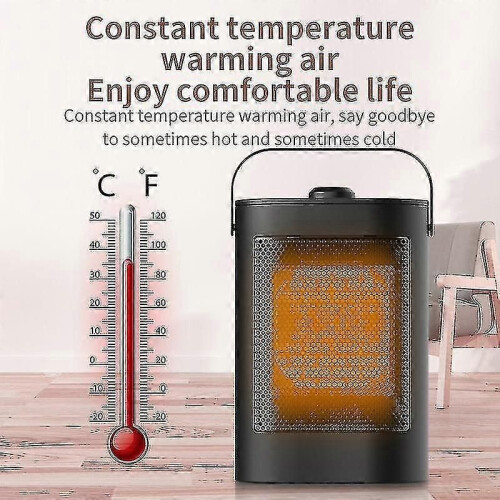 Small Mini Heater Vertical Home Heater Ptc Ceramic Three-second Heat Heater 2
