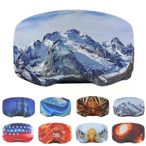 Ski Goggle Cover Dust-proof Scratch-Proof Snowboarding Goggles Protector Cover Skiing Eyewear Covers
