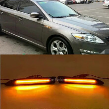 Feu de position latéral LED dynamique fumé, clignotant ambre, pour Ford Mondeo Mk4 Hatchback Berline