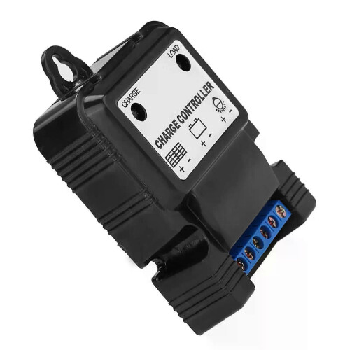 Solar Controller Solar Controllers PWM 6V/12V 3A Portabel Solar Panel Controller Regulator med LED 2