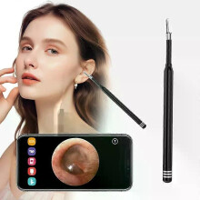 Slimme visuele oorreiniger 55 mm 3-in-1 oor-otoscoop Oorsmeerverwijderaar Picker USB C-oplaadbare endoscoop