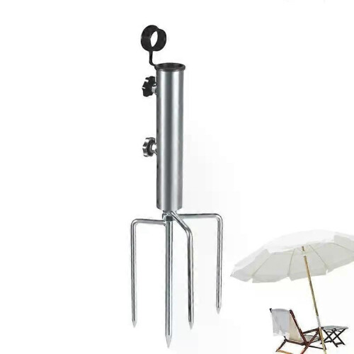 Base per ombrellone, supporto per asta portabandiera, supporto per ombrellone da spiaggia, supporto 2