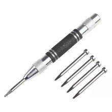 Supersterke automatische centerpons, kernerpositionering, veerbelaste, verstelbare marker, hout-glaspers