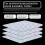 Algodón absorbente acústico para coche, resistente al calor, blanco, ignífugo y a prueba de golpes. 3
