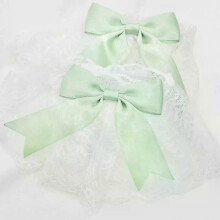 Sweet Lolita Handledsmanschetter Flerfärgad japansk bowknot Spetstrim Maid Cosplay För Kvinnor Flickor