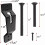 Support de roue de secours en acier inoxydable, support fixe pour remorques, fourgonnettes, garages, 5