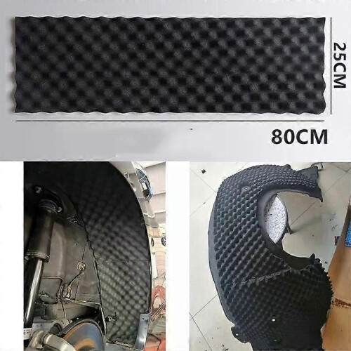 Alfombrilla aislante de algodón insonorizada para capó de coche con espuma ondulada resistente al calor 1