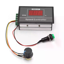 Hastighetsregulator DC 660V 12V 24V 36V 48V 30A PWM DC Motorhastighetsregulator Start Stop Switch