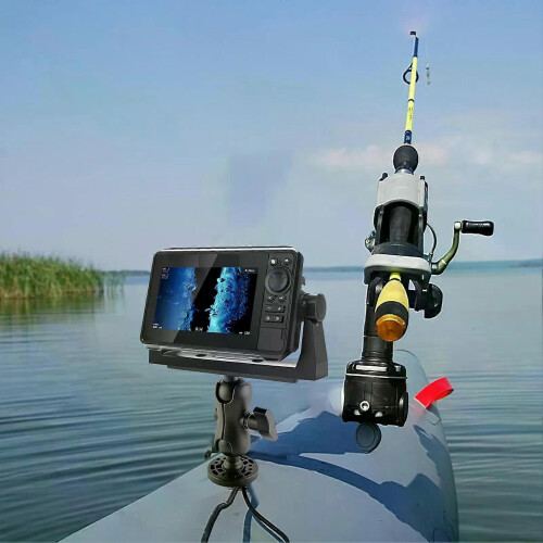 Swivel Fish Finder Mount Base GPS Electronics Fishfinder Holder Mounting Stand Plate GPS Navigation 2