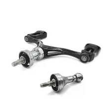 Spinning Reel Vervangende Dubbele Handgreep Carbon Arm Vismolen DIY Aangepaste Visgerei Voor KASTKING