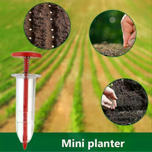 Spuitzaaimachine Mini zaaizaaddispenser Plastic handzaaimachine Handzaaimachine Tuinzaaimachine 1
