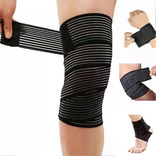 Bandage de sport élastique réutilisable, bande de compression pour kinésiologie sportive, cheville, 2