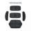 Imbottitura morbida per casco tattico, resistente, 5/19 pezzi, imbottitura per casco da combattimento, 4