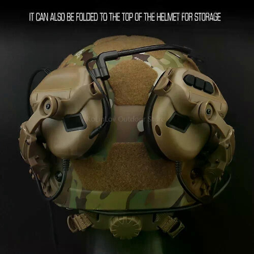 Supporto per guida per cuffie tattiche, supporto per guide per casco militare per Fast OPS Wendy M-LOK, 2