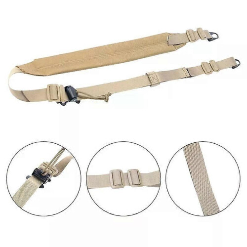Tactical Hunting Quick Adjustable MK2 Rifle Sling Strap Shooting 2 Points Padded Gun Sling Shoulder 1