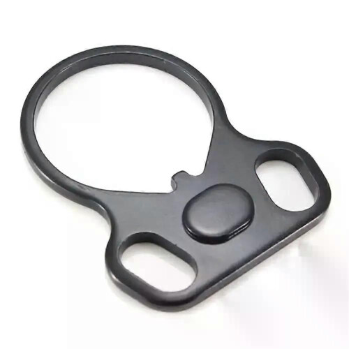 Tactical Rifle End Plate Sling Adapter Dual Loop Ambidextrous One Single Point Sling Mount For AR-15 1